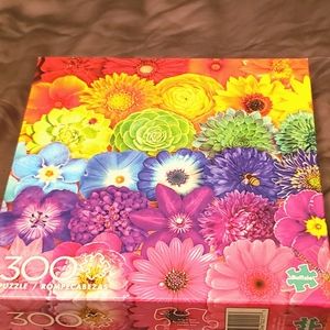 "Flower spectrum" 300 piece large piece puzzle 2 for 15